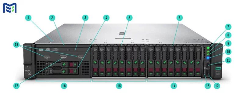 مشخصات سرور hp dl380 g10