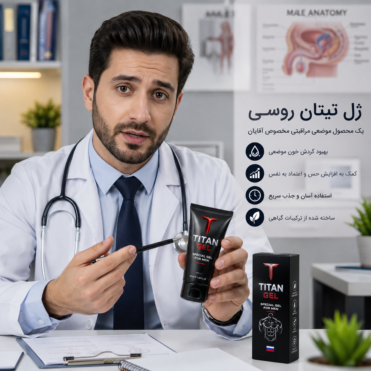 ژل تیتان روسی چیست؟ بررسی کامل ویژگی‌ها، نحوه استفاده و نکات مهم قبل از خرید