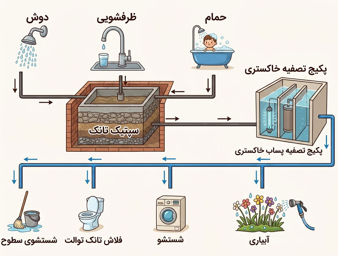 اصول فاضلاب خاکستری