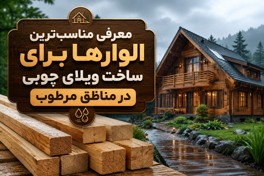 معرفی مناسب ترین الوار ها برای ساخت ویلای چوبی در مناظق مرطوب